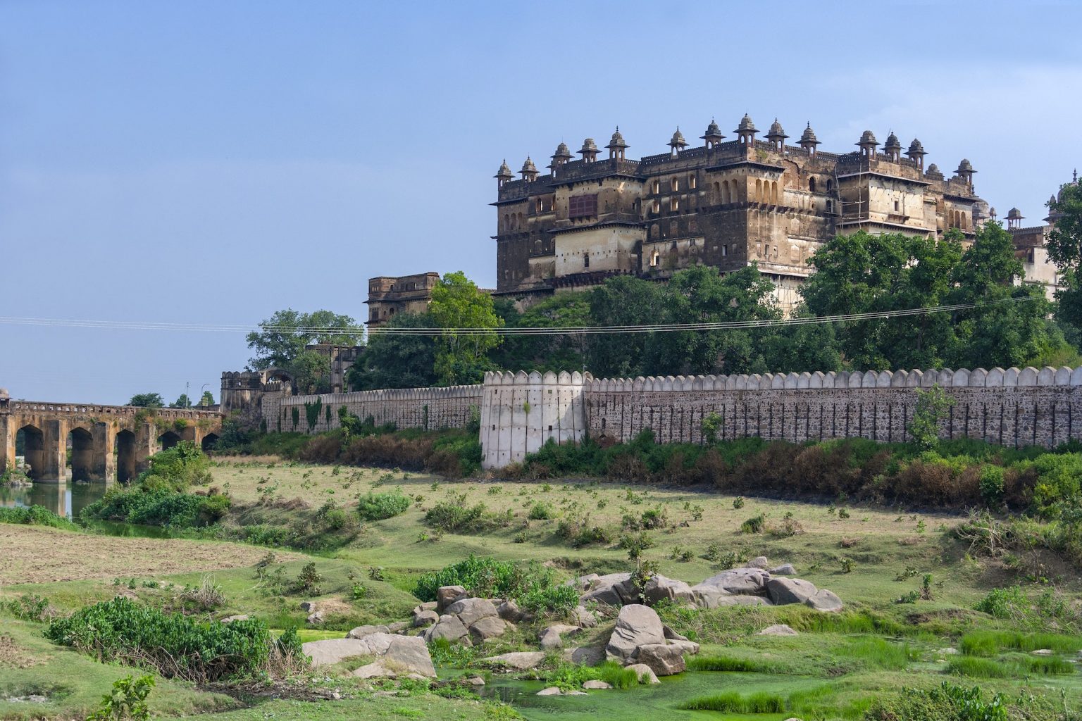 The Jahangiri Mahal Rajput Palace - Orchha - India